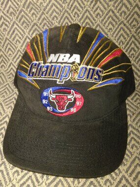 Vintage Chicago Bulls NBA Champions Hat Starter 90s Snapback